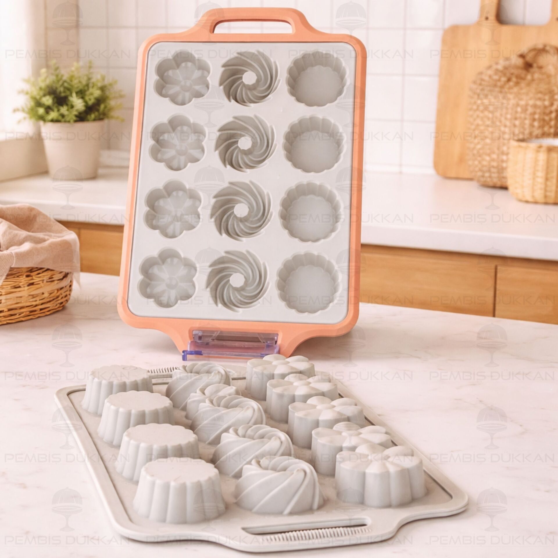 CANDY ŞEKİLLİ SİLİKON MUFFİN KALIBI (6096)