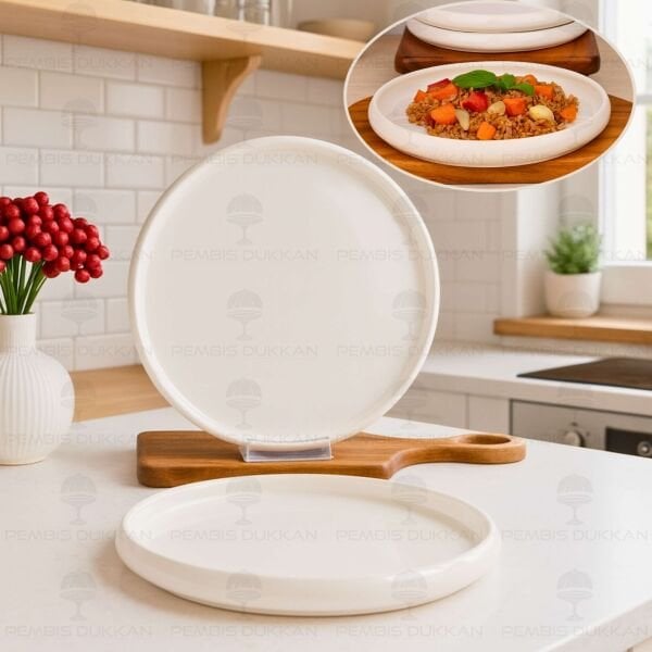 1 ADET VENTO Mien 23.7CM PORSELEN BİREYSEL KAHVALTI SERVİS (25066)