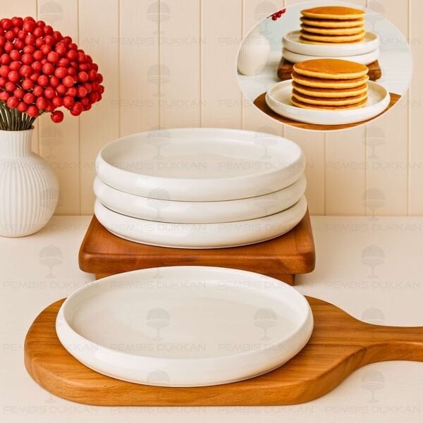 1 ADET VENTO Mien 23.7CM PORSELEN BİREYSEL KAHVALTI SERVİS (25066)