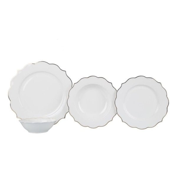 PERLA 6 KİŞİLİK 24 PARÇA YEMEK TAKIMI