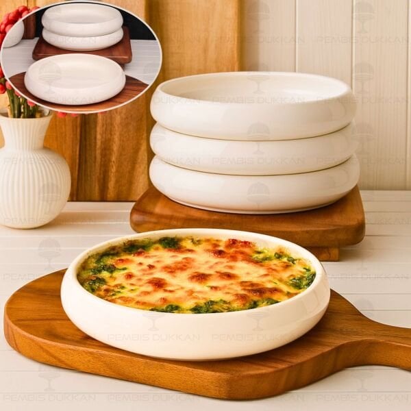 1 ADET VENTO Mien 21.5CM PORSELEN MASA ORTASI SALATA & MEZE SERVİS (25065)