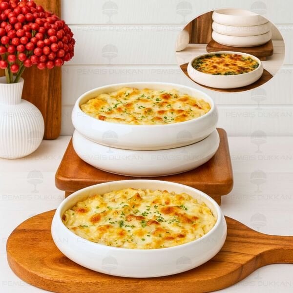 1 ADET VENTO Mien 21.5CM PORSELEN MASA ORTASI SALATA & MEZE SERVİS (25065)