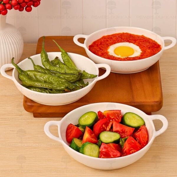 1 ADET CARMEN Mien 19CM PORSELEN BÜYÜK, YEMEK & KAHVALTILIK KASE (25079)