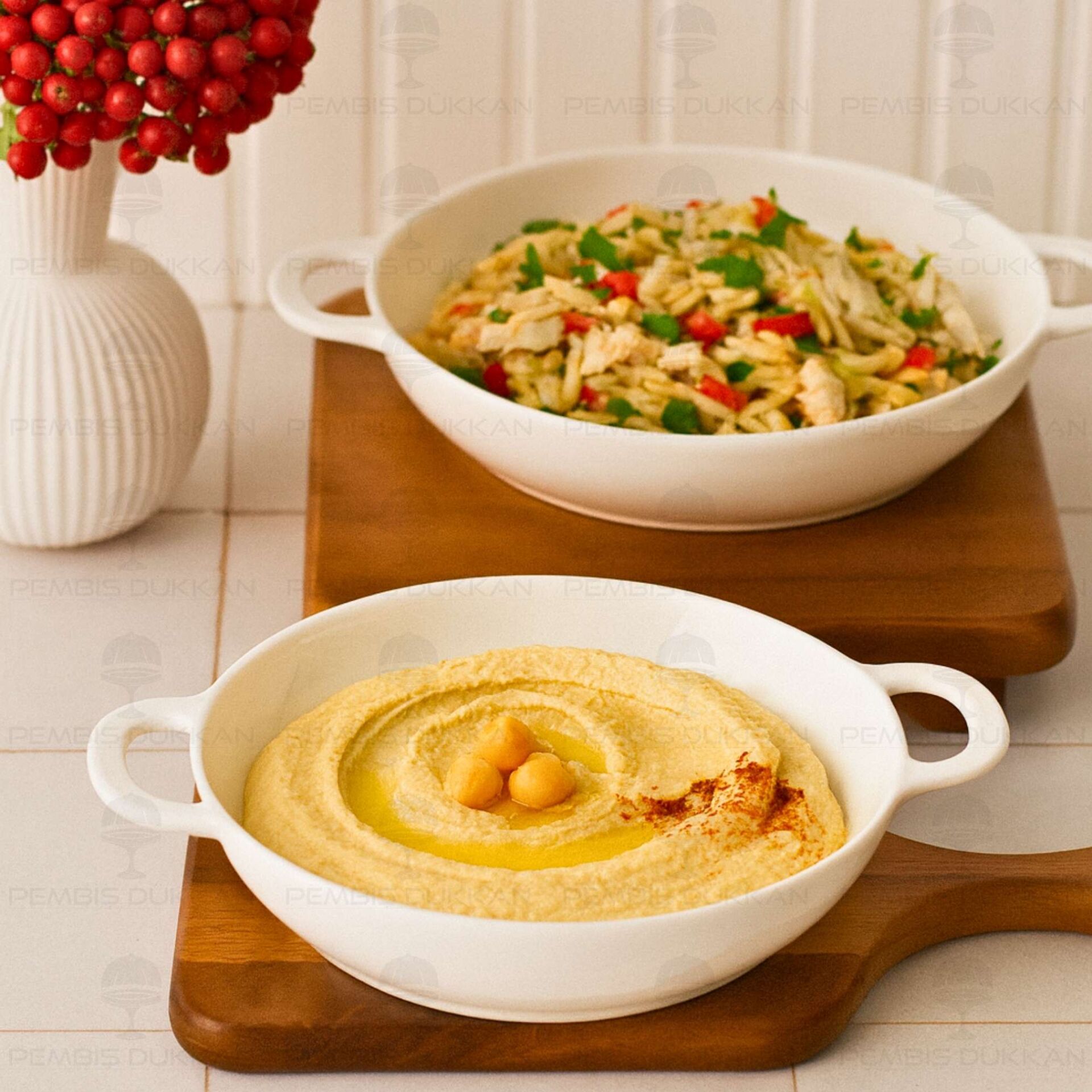 1 ADET CARMEN Mien 19CM PORSELEN BÜYÜK, YEMEK & KAHVALTILIK KASE (25079)