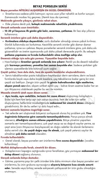 1 ADET CARMEN Mien 19CM PORSELEN BÜYÜK, YEMEK & KAHVALTILIK KASE (25079)