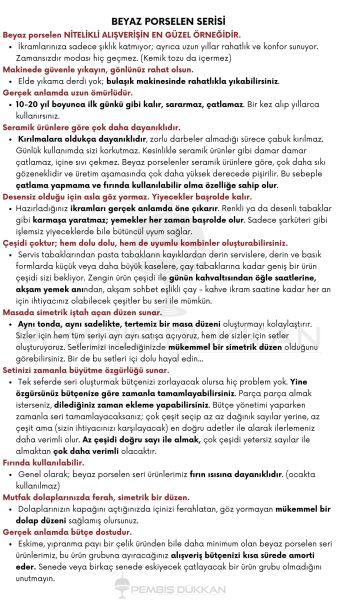 1 ADET CARMEN Mien 19CM PORSELEN BÜYÜK, YEMEK & KAHVALTILIK KASE (25079)