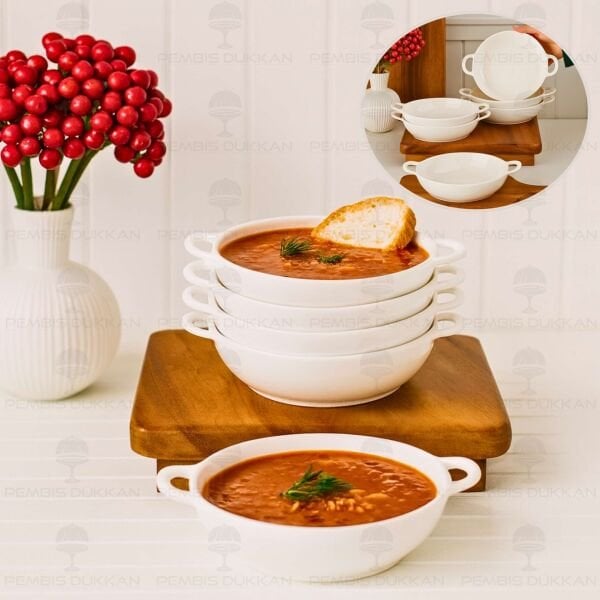 1 ADET CARMEN Mien 15.1CM PORSELEN ORTA, KAHVALTILIK KASE (25078)