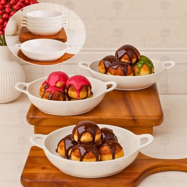 1 ADET CARMEN Mien 15.1CM PORSELEN ORTA, KAHVALTILIK KASE (25078)