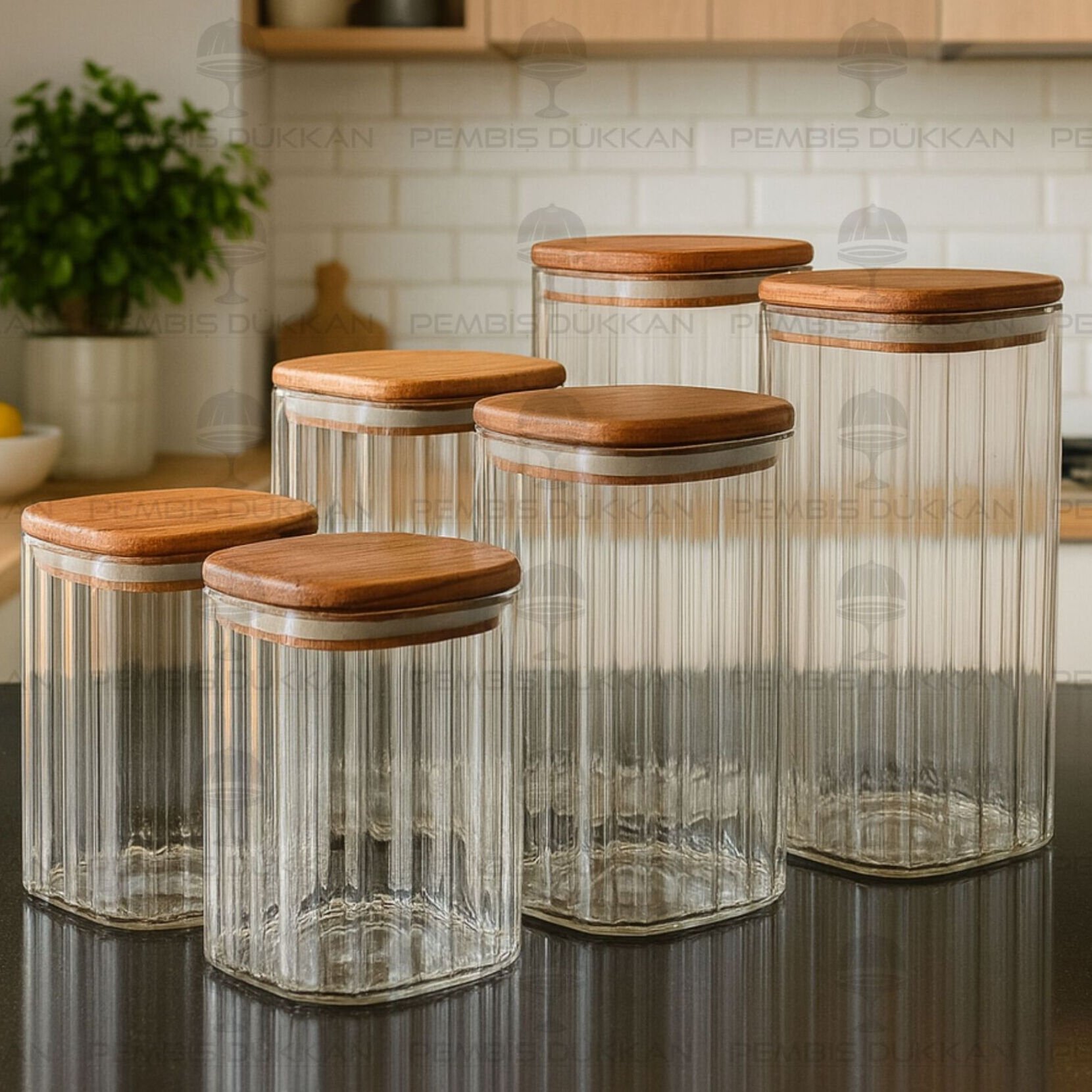 6LI VERA ERZAK KAVANOZ SET (BOR063-064-065)