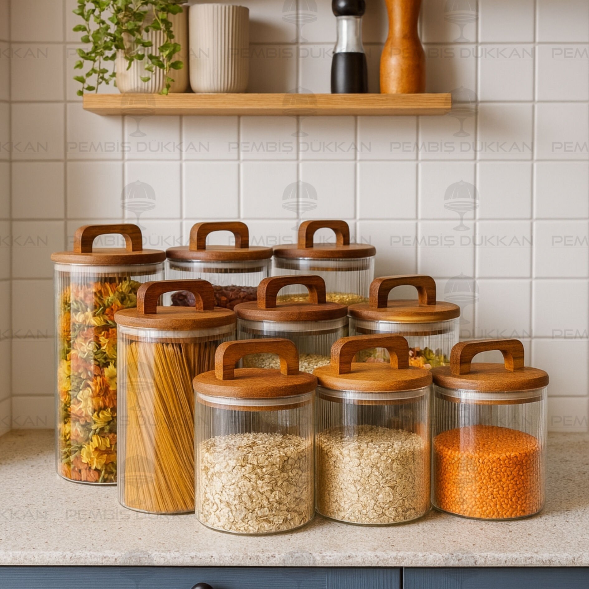 9LU LİNES ERZAK KAVANOZ SET (BOR041-042-043)