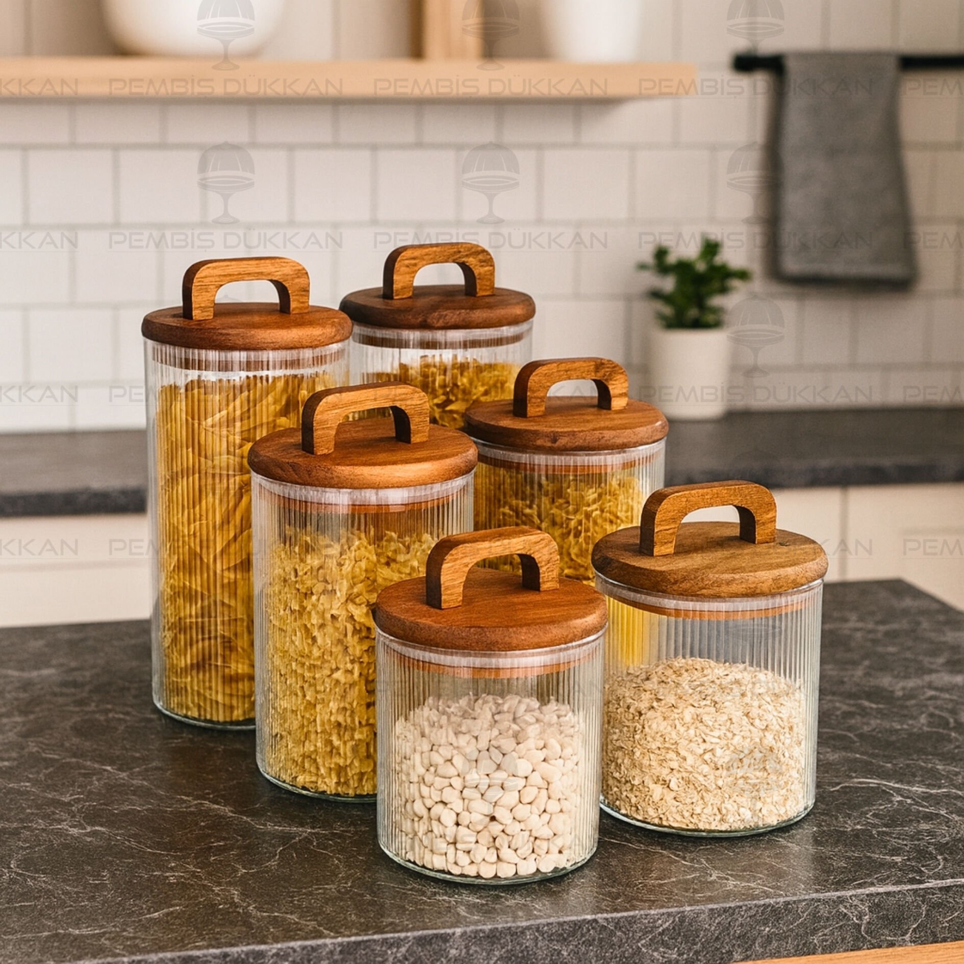 6LI LİNES ERZAK KAVANOZ SET (BOR041-042-043)