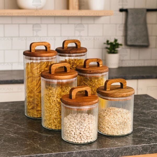 6LI LİNES ERZAK KAVANOZ SET (BOR041-042-043)