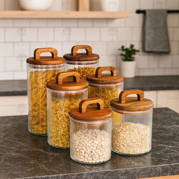 6LI LİNES ERZAK KAVANOZ SET (BOR041-042-043)