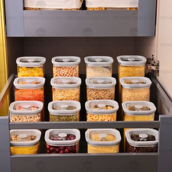 16LI GRİ SNUG ERZAK KAVANOZ SET (6226-6227-6228-6229)