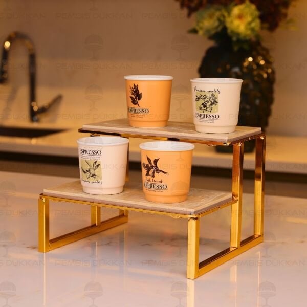 4lü Art Porselen Espresso Bardağı (5K04)