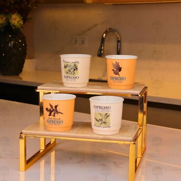 4lü Art Porselen Espresso Bardağı (5K04)