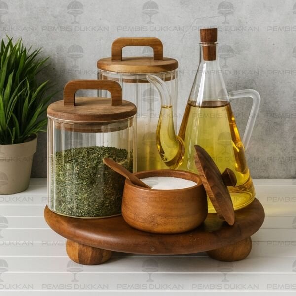 KÜÇÜK İBRİK YAĞDANLIK, NOVA OCAK YANI KÖŞE KOMBİN SET NO3