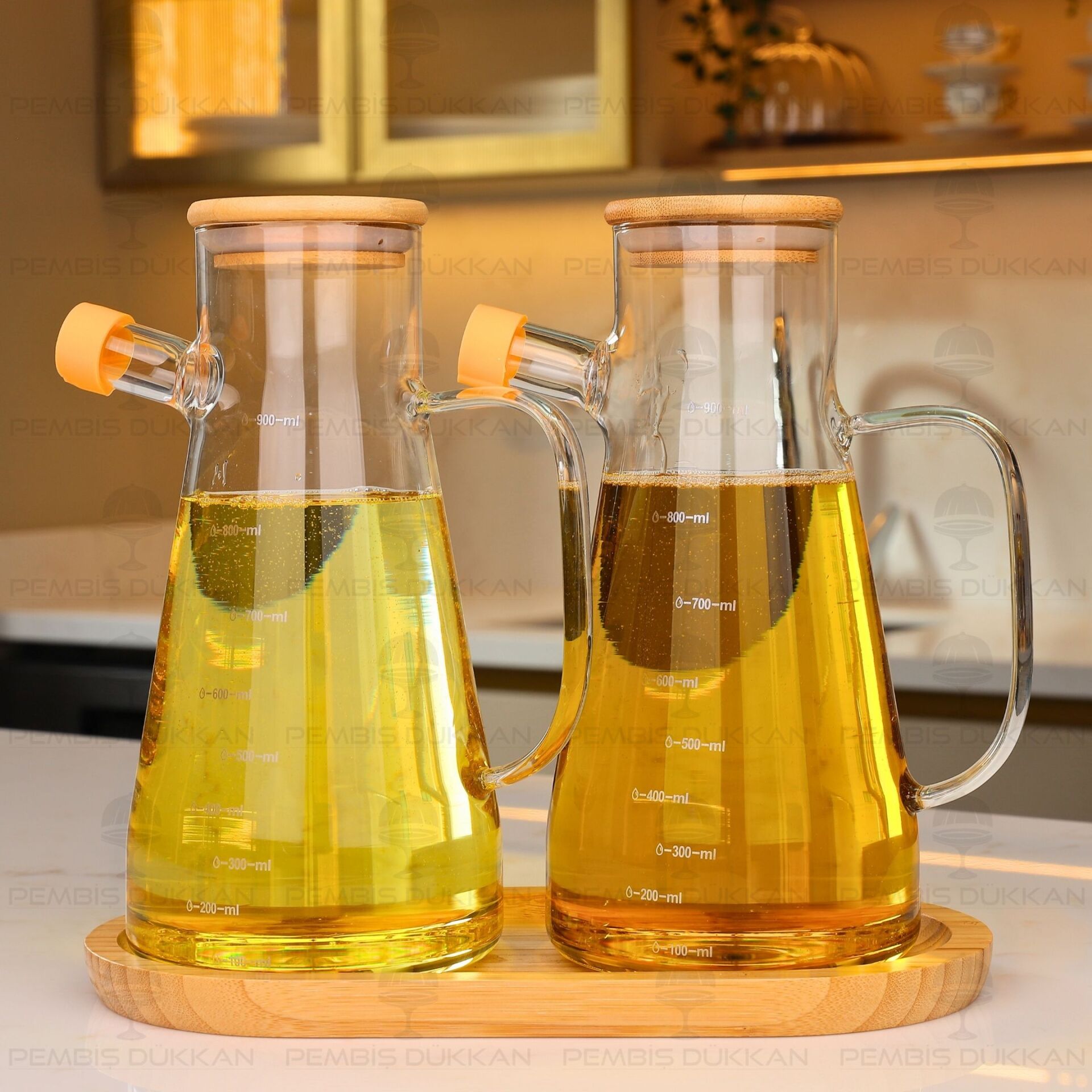 BAMBU ALTLIKLI, 2Lİ SERENİT BAMBU YAĞDANLIK SET (1113 + 75652)