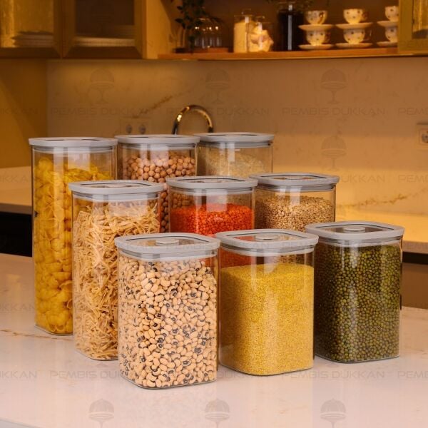 9LU GRİ SNUG ERZAK KAVANOZ SET (6227-6228-6229)