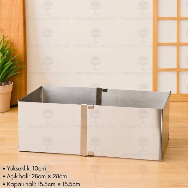 IVY ÇELİK AYARLANABİLİR KEK KALIBI (EKK135)