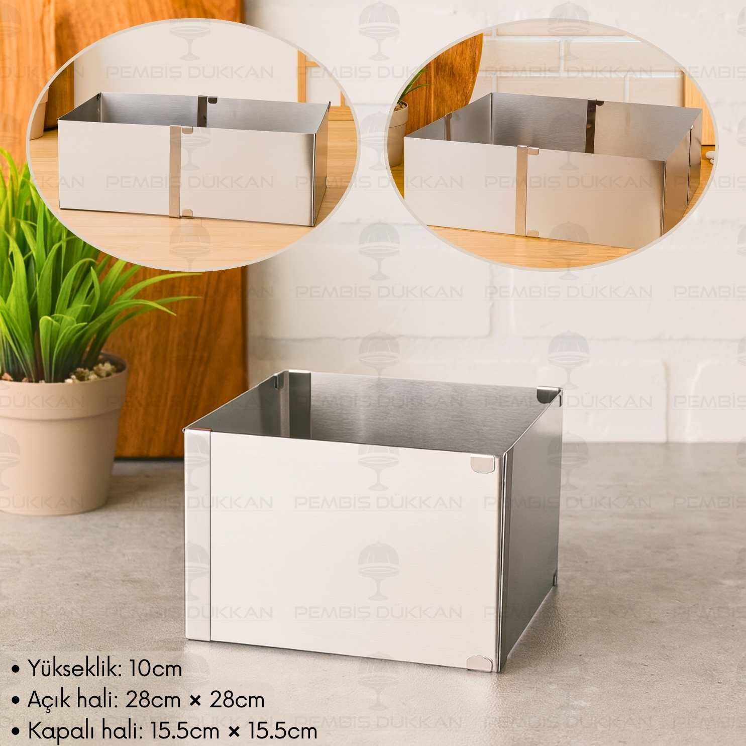 IVY ÇELİK AYARLANABİLİR KEK KALIBI (EKK135)