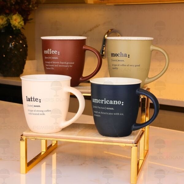 1 ADET LORY PORSELEN MOTTOLU KUPA (5K02) (RENK SEÇİNİZ)