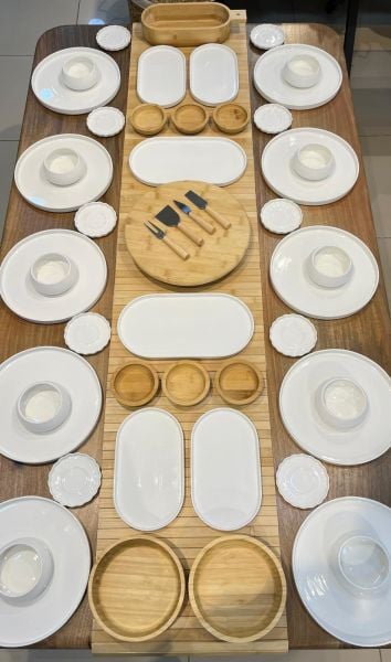 BAMBU&PORSELEN KAHVALTI SET N0 10 (KİŞİ ADEDİNİ SEÇİNİZ)