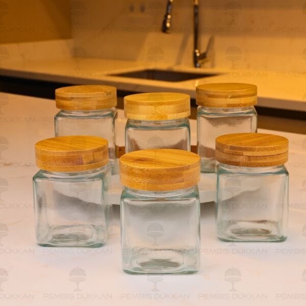 6LI BOHEM BAMBU KAPAKLI BAHARATLIK SET (7119100)