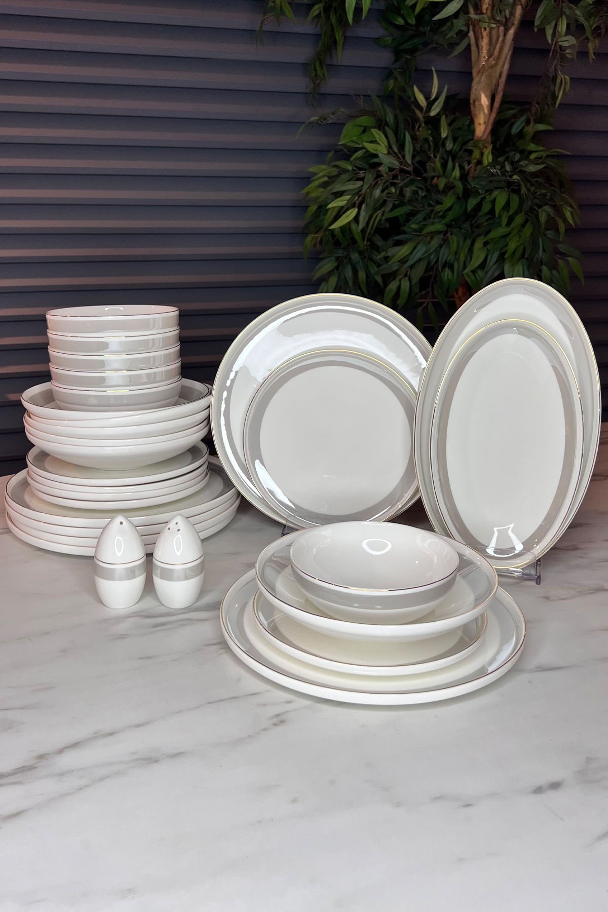 AMBER 6 KİŞİLİK 28 PARÇA YEMEK TAKIMI