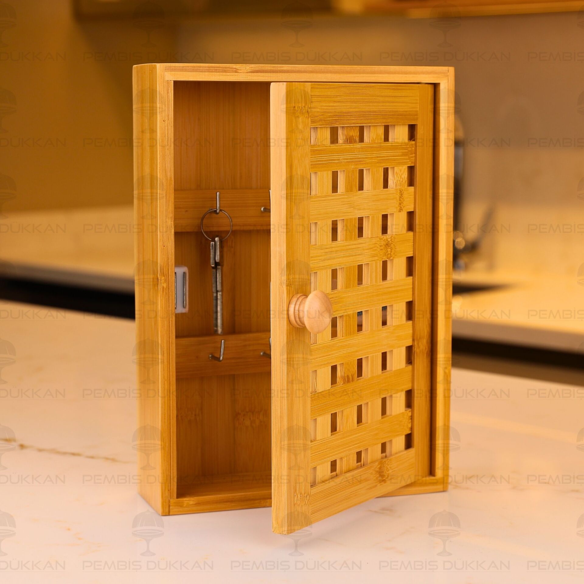 BAMBU KAFES ANAHTARLIK (7B53)