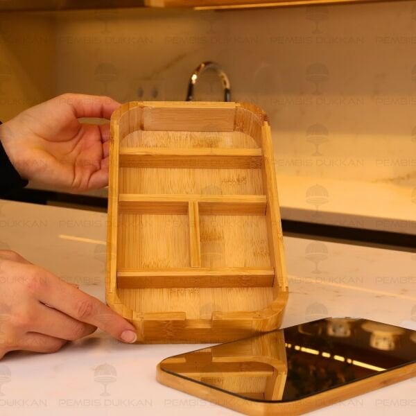 BAMBU AYNALI TAKI KUTUSU (7B242)