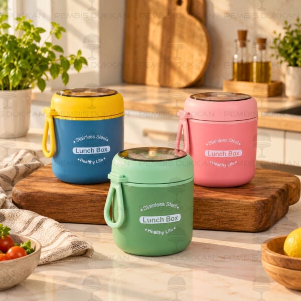 Thn Çelik Yemek Kabı 530ml (66713)