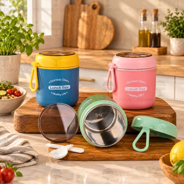 Thn Çelik Yemek Kabı 530ml (66713)