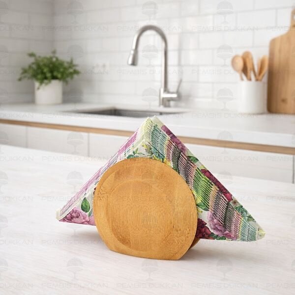 BAMBU YUVARLAK PEÇETELİK (7B237)