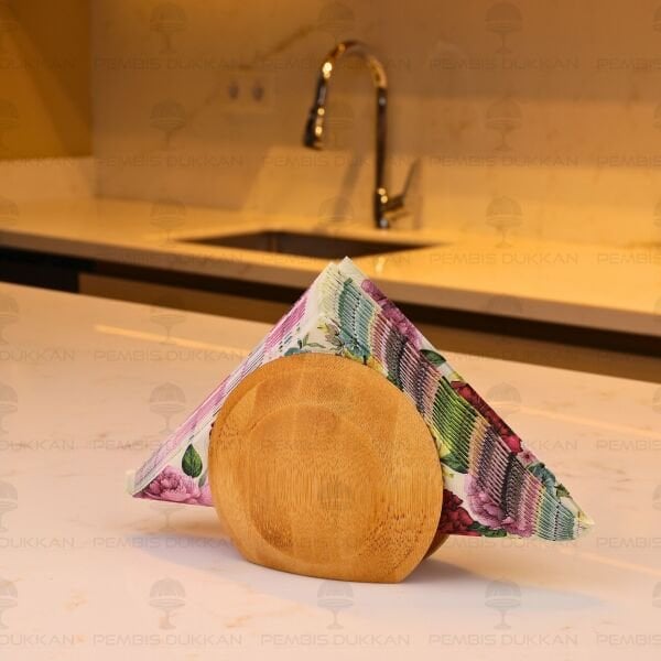 BAMBU YUVARLAK PEÇETELİK (7B237)