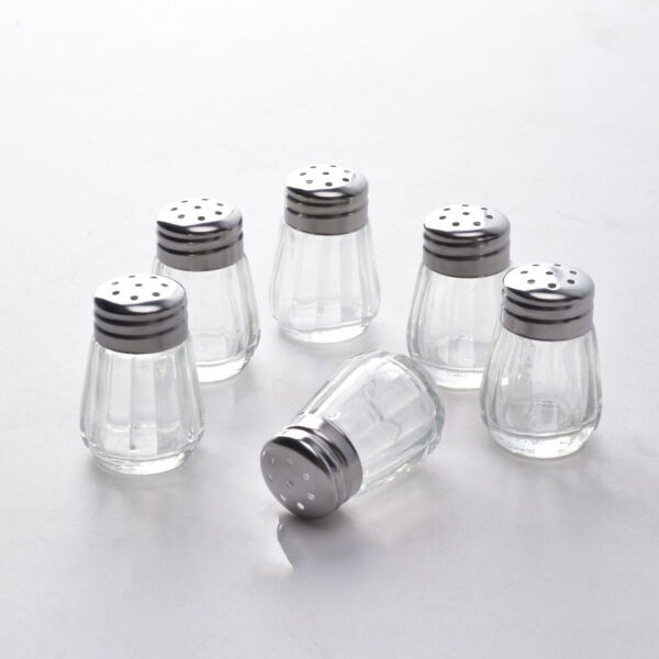 6lı Mini Cam Tuzluk (86306)