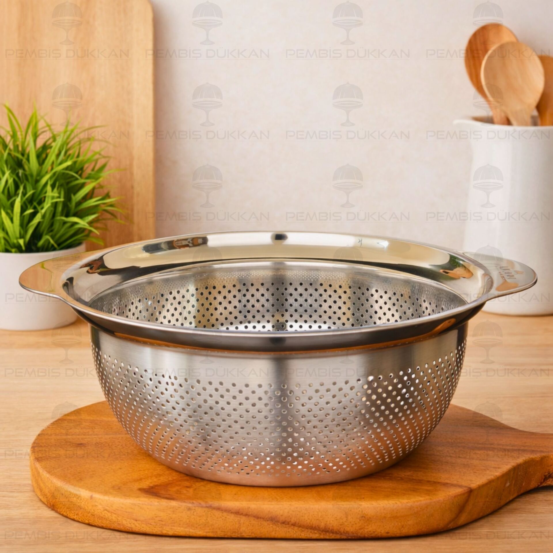 29CM OSLO YUVARLAK KULPLU, ÇELİK SÜZGEÇ (SZG193)