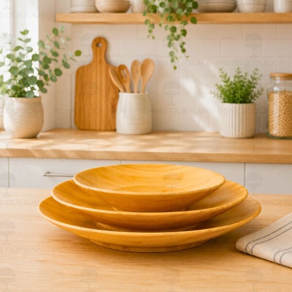 Bambu 24cm Sunum Servis Tabağı (7b216)