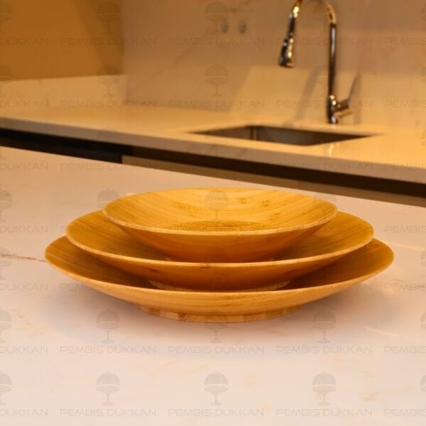 BAMBU 24CM SUNUM SERVİS TABAĞI (7B216)