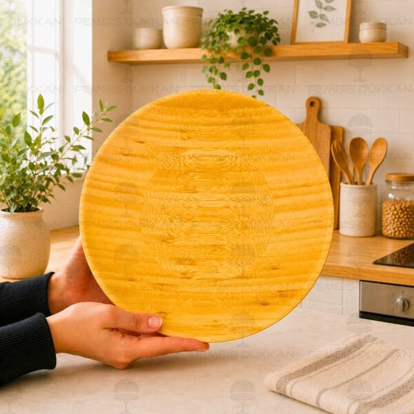 BAMBU 24CM SUNUM SERVİS TABAĞI (7B216)