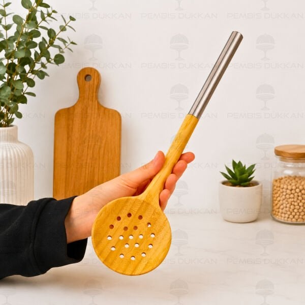 BAMBU METAL SAPLI KEVGİR (7B192)
