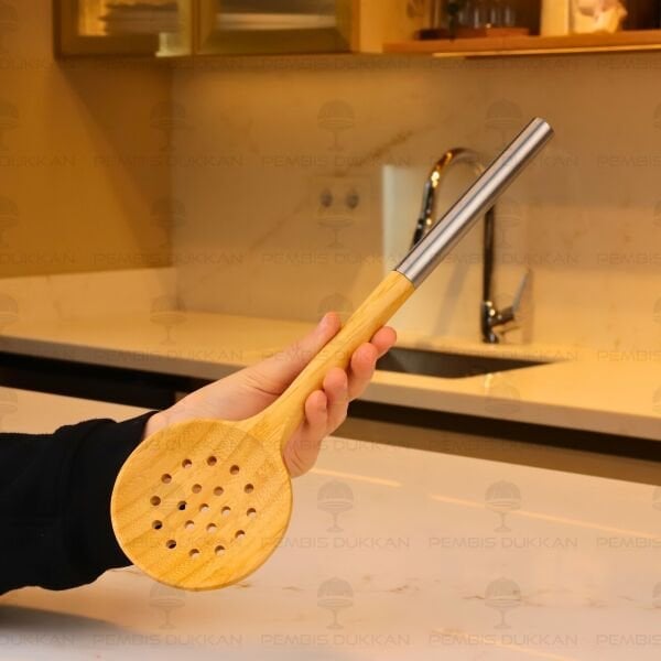 BAMBU METAL SAPLI KEVGİR (7B192)