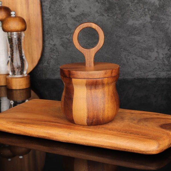 AKASYA RİNG ŞEKERLİK & OCAK YANI TUZ KABI KAVANOZ (7B131)