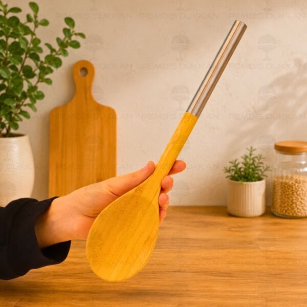 BAMBU METAL SAPLI KAŞIK (7B193)