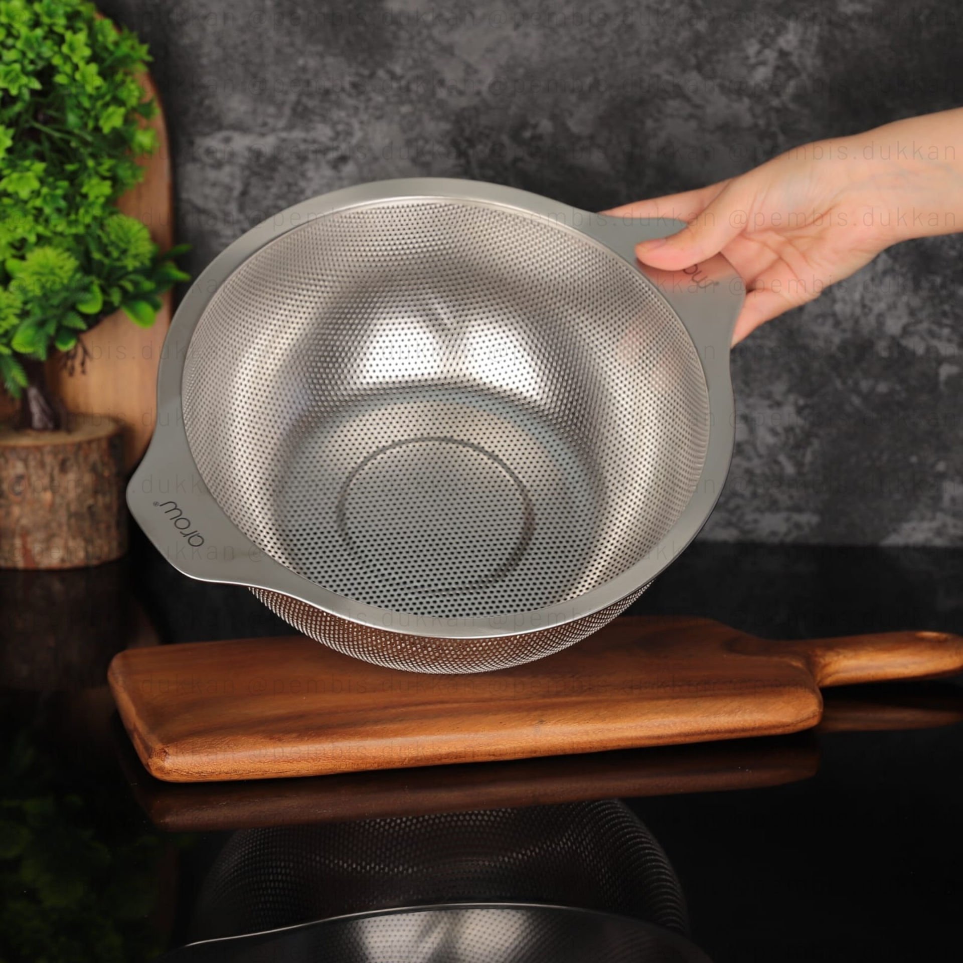 AROW PASLANMAZ ÇELİK 24 CM SÜZGEÇ