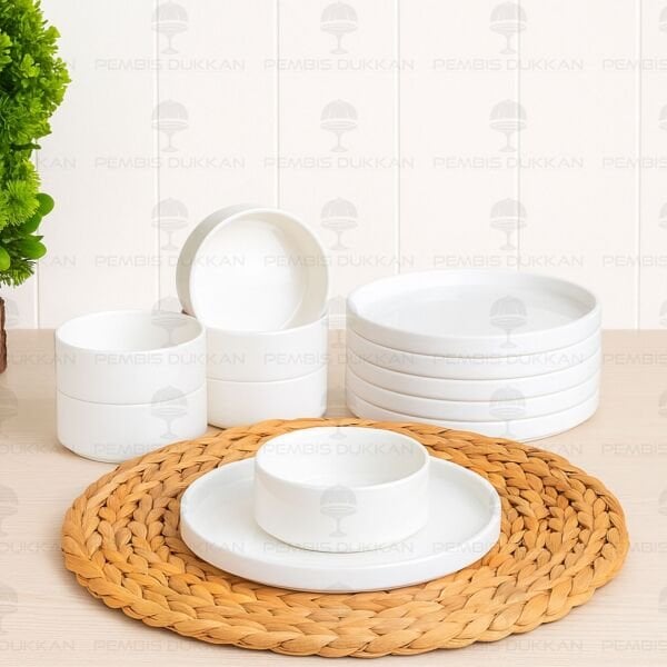 6 KİŞİLİK CAPİTAL ÇEREZ TATLI SUNUM KOMBİN SET