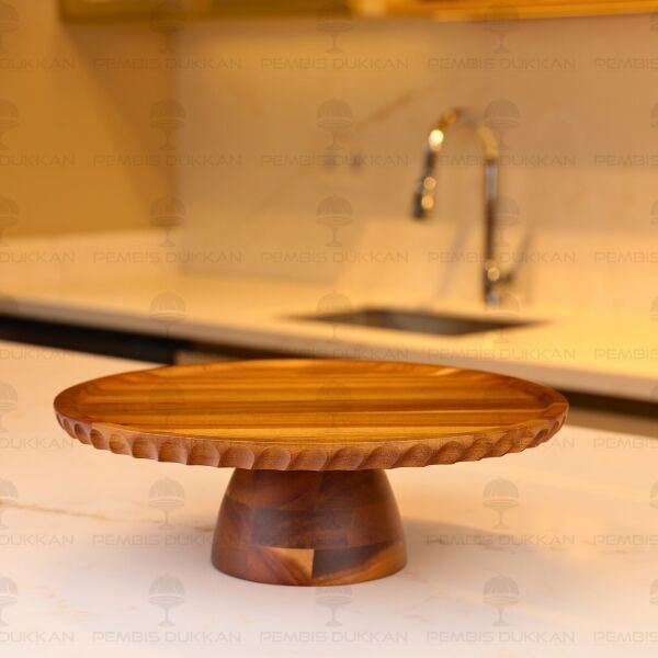 AKASYA 28CM AYAKLI SUNUM & KEK, PASTA STANDI (7B215)