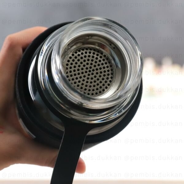 ARW LÜX KILIFLI SÜZGEÇLİ CAM  MATARA