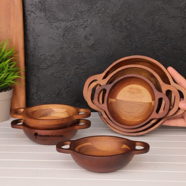 1 ADET AKASYA CARMEN BÜYÜK BOY KULPLU KASE (7B201)