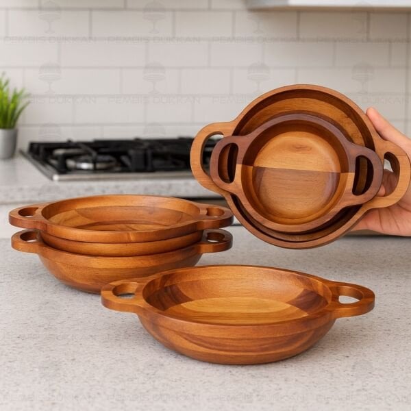 1 ADET AKASYA CARMEN BÜYÜK BOY KULPLU KASE (7B201)